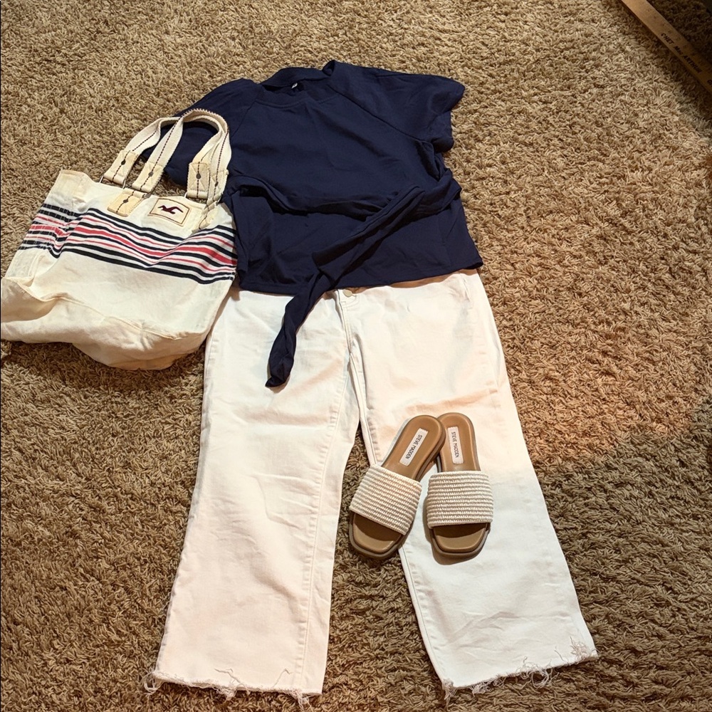 Navy T-Shirt Top size Medium